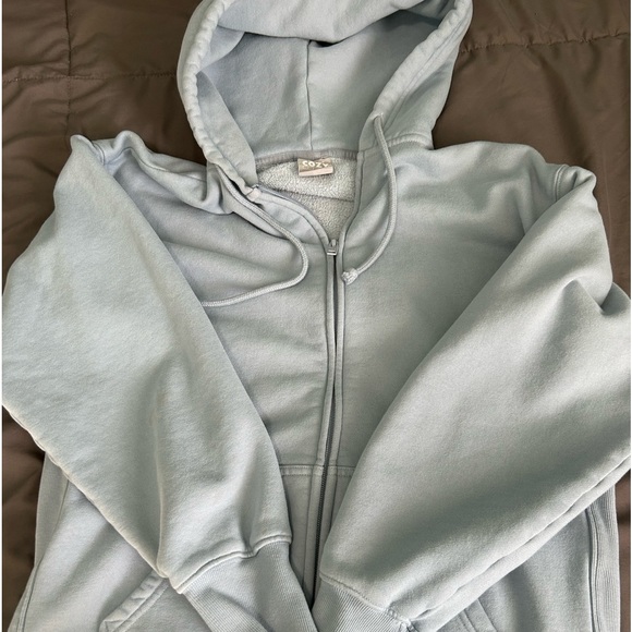 Tna cozy fleece boyfriend zip up hoodie. Women’s XS - Picture 2 of 2
